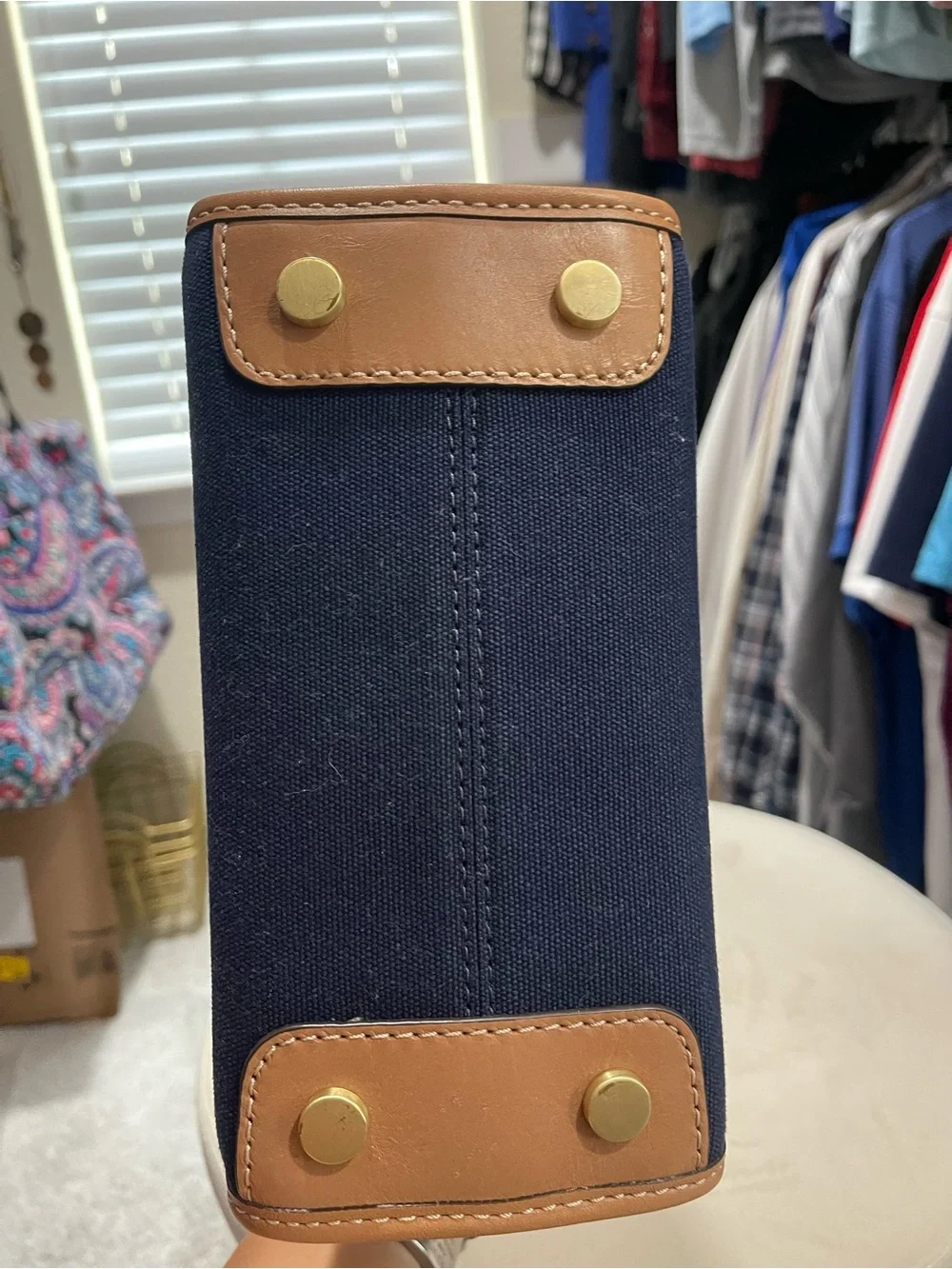 BRAND NEW NEVER USED Michael Kors Navy and Tan Women's Bag